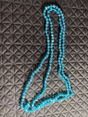 Blue Beaded Necklace - Women Jewelry